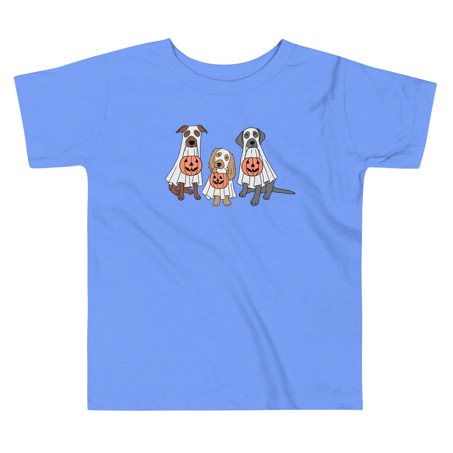 Toddler Short Sleeve Tee - Trick or Treating Dogs
