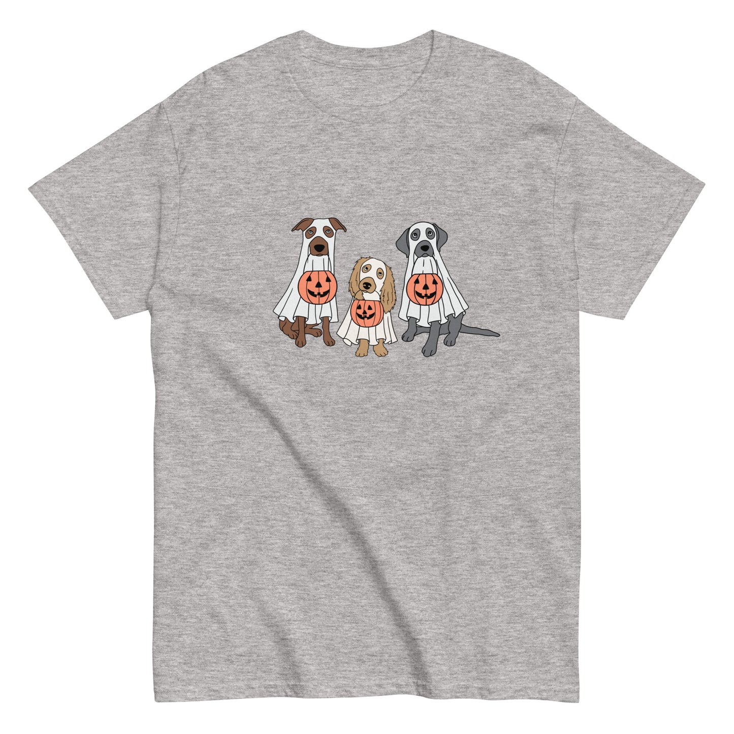 Unisex Classic Tee - Trick or Treating Dogs