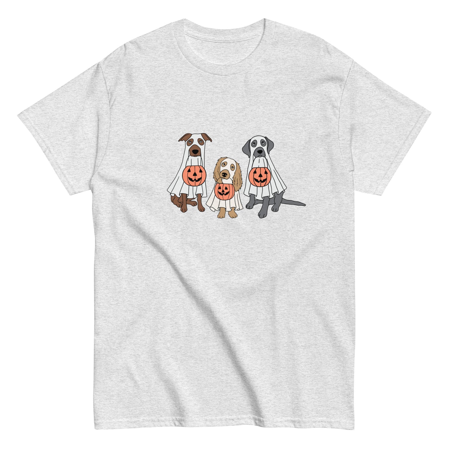 Unisex Classic Tee - Trick or Treating Dogs