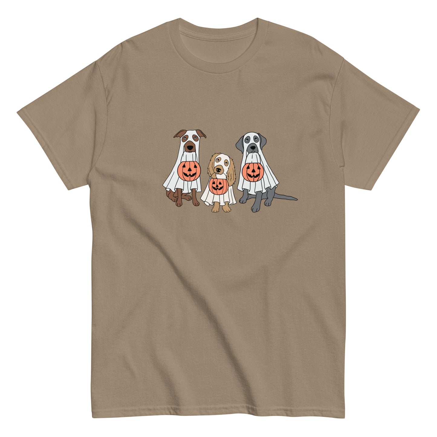 Unisex Classic Tee - Trick or Treating Dogs