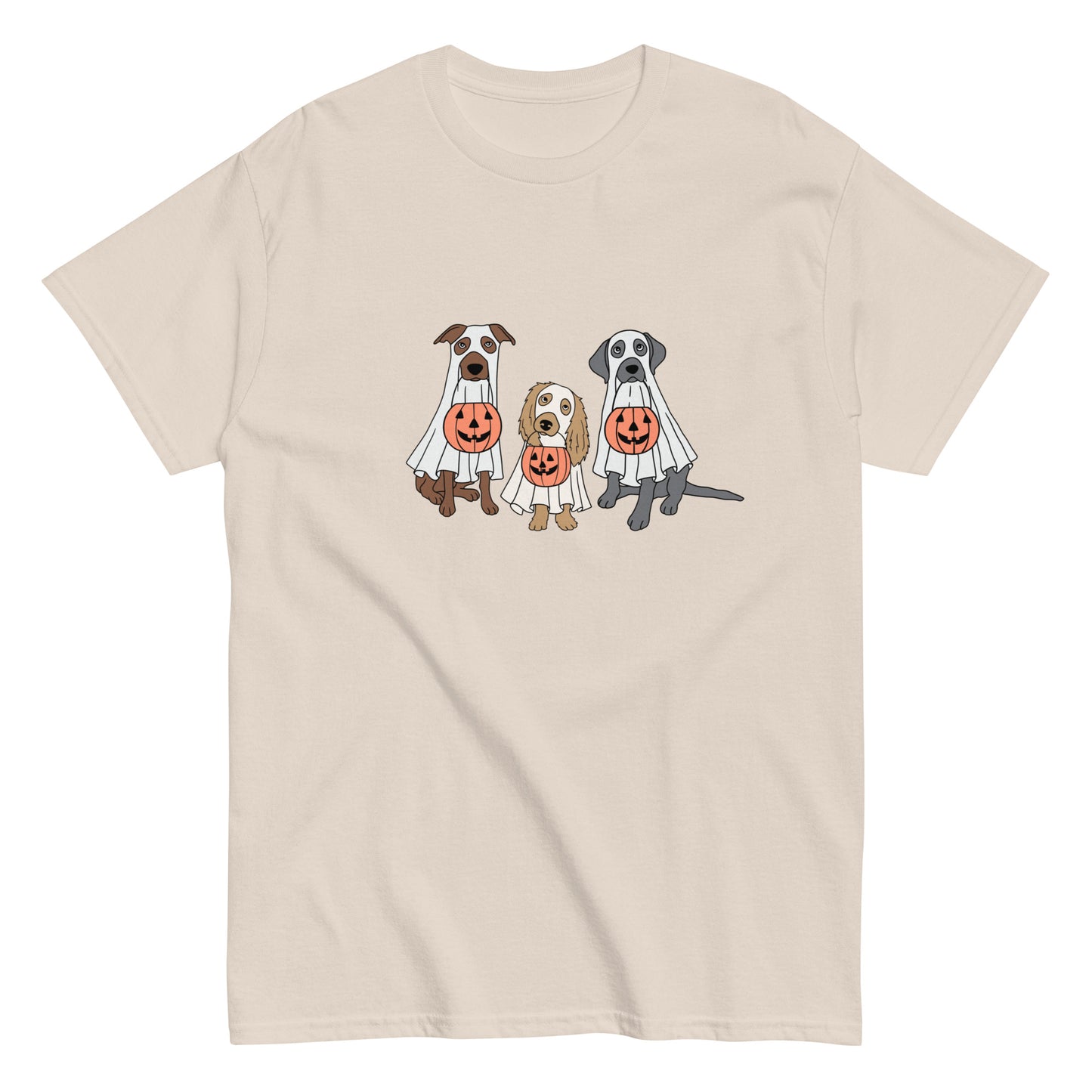 Unisex Classic Tee - Trick or Treating Dogs