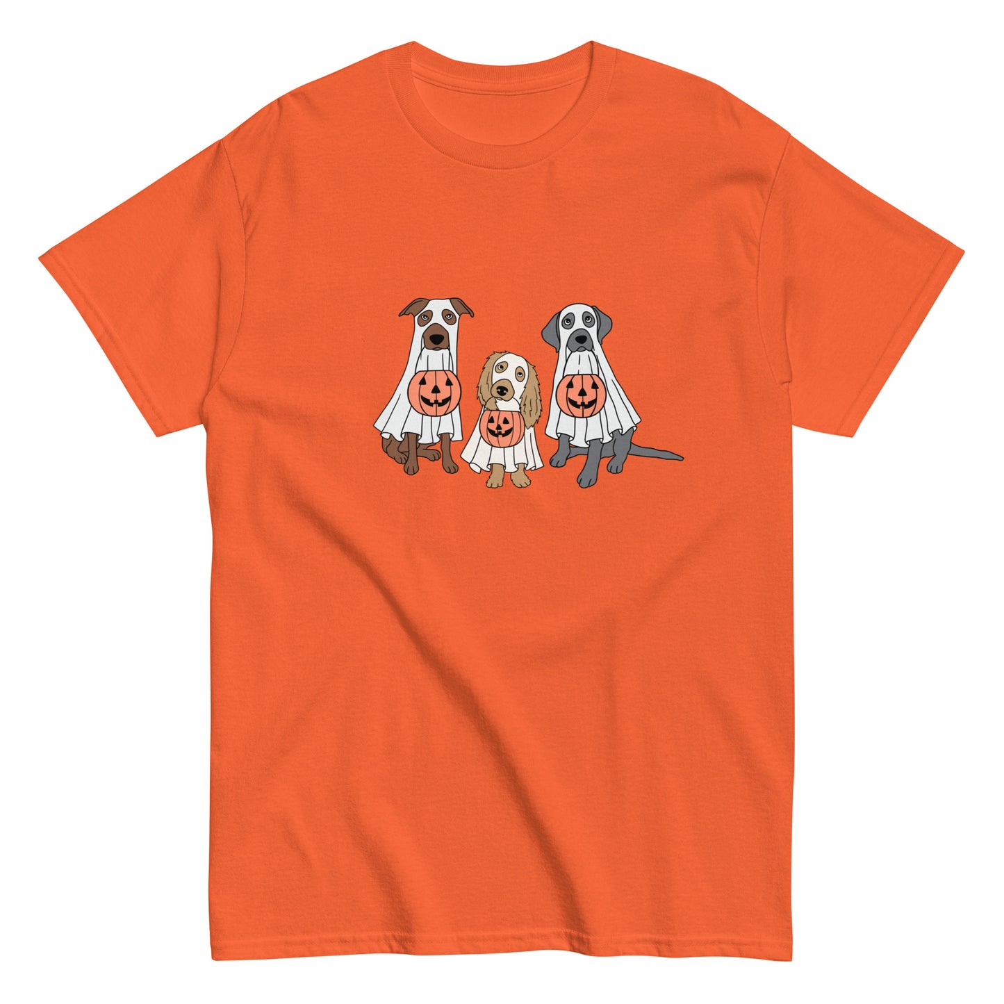 Unisex Classic Tee - Trick or Treating Dogs