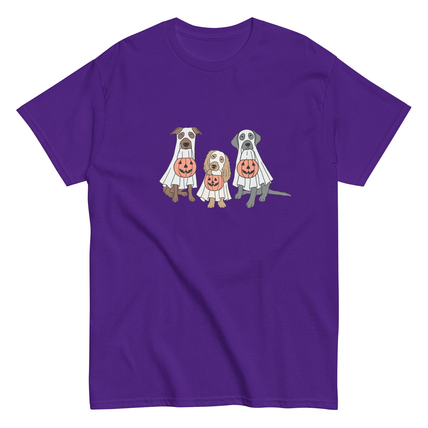 Unisex Classic Tee - Trick or Treating Dogs