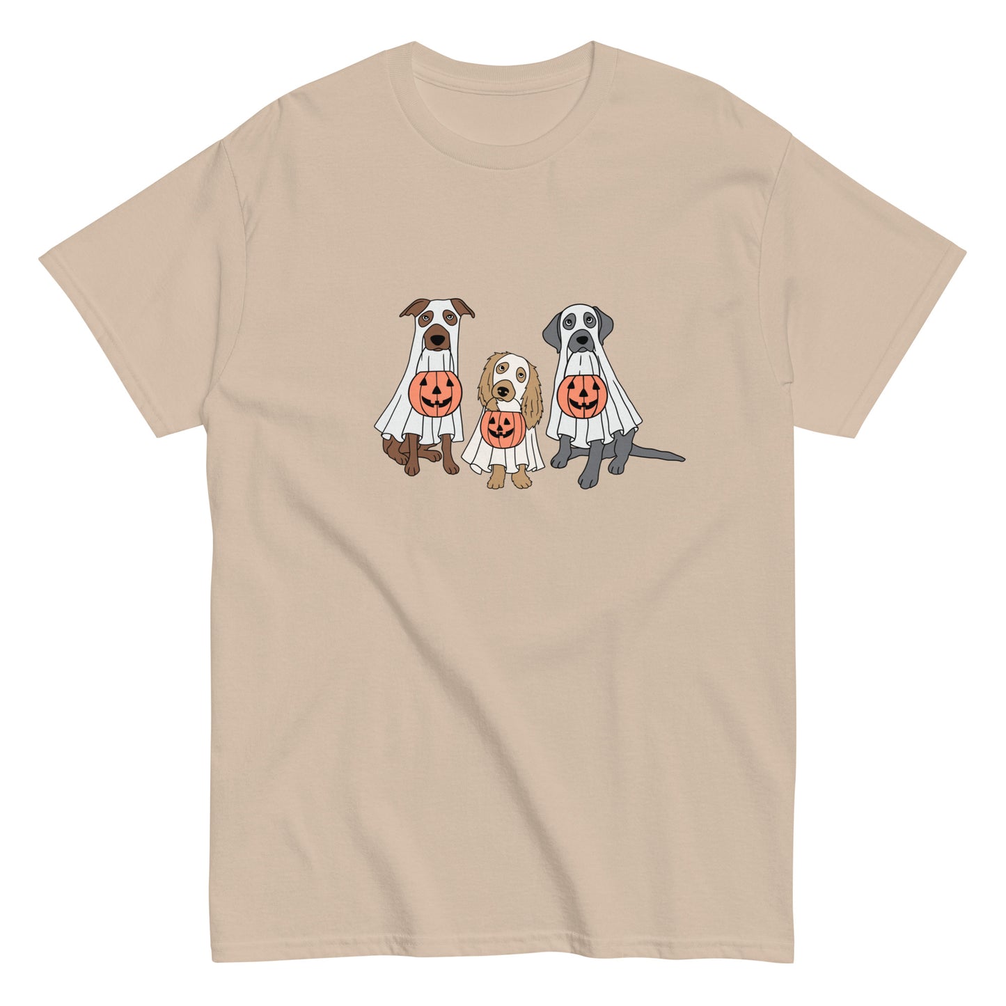 Unisex Classic Tee - Trick or Treating Dogs