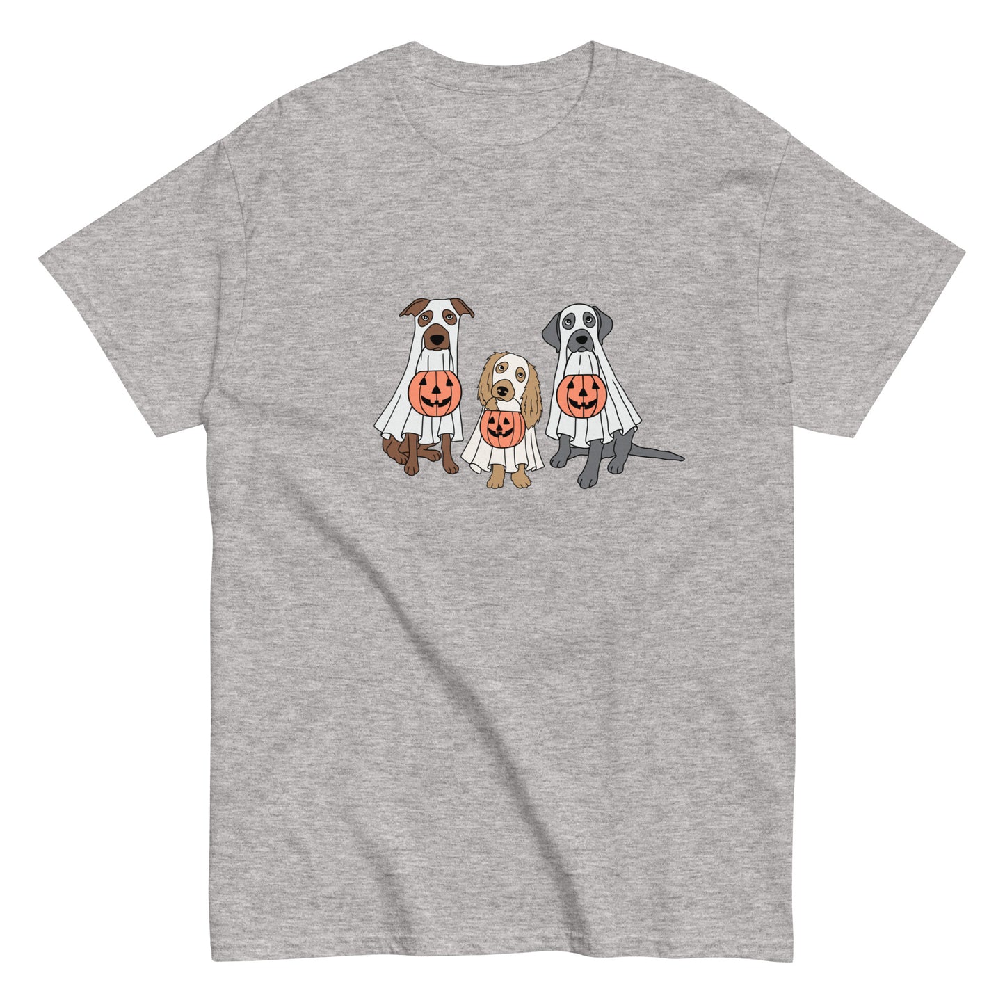 Unisex Classic Tee - Trick or Treating Dogs